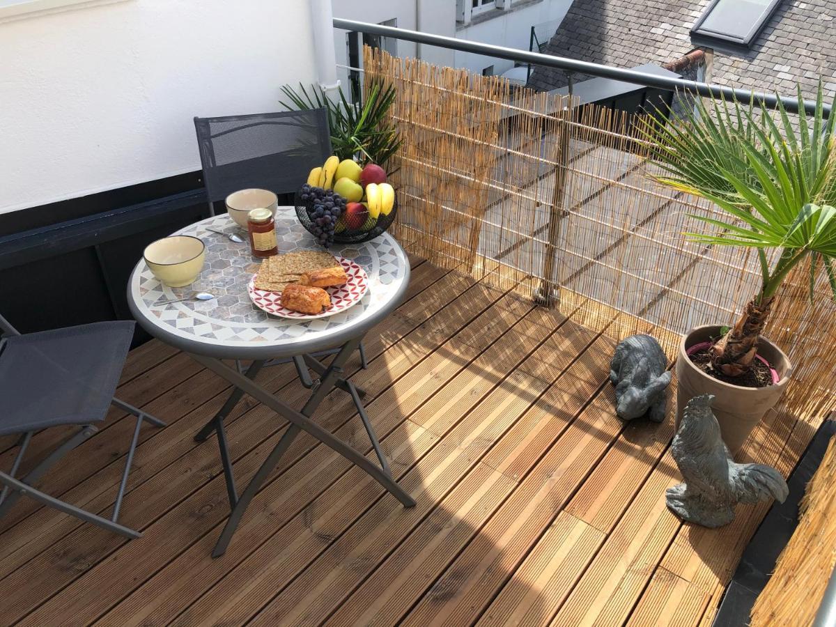 Appartement Centre-Ville Avec Terrasse Rustique Vannes Bagian luar foto
