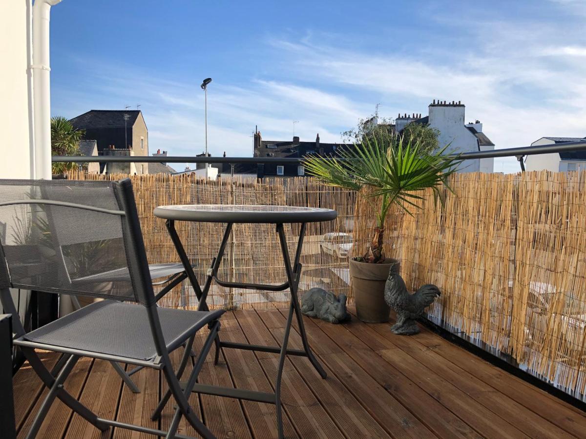 Appartement Centre-Ville Avec Terrasse Rustique Vannes Bagian luar foto