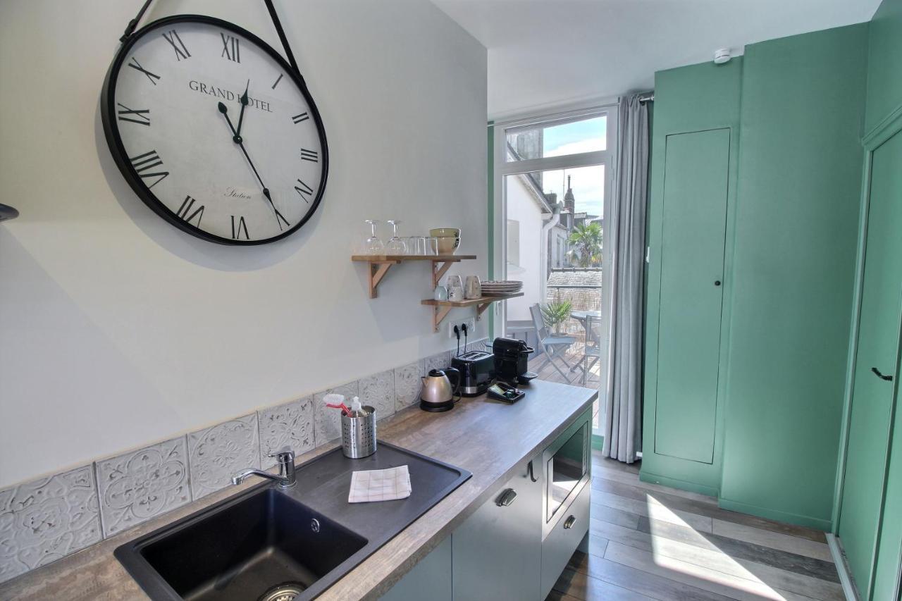 Appartement Centre-Ville Avec Terrasse Rustique Vannes Bagian luar foto